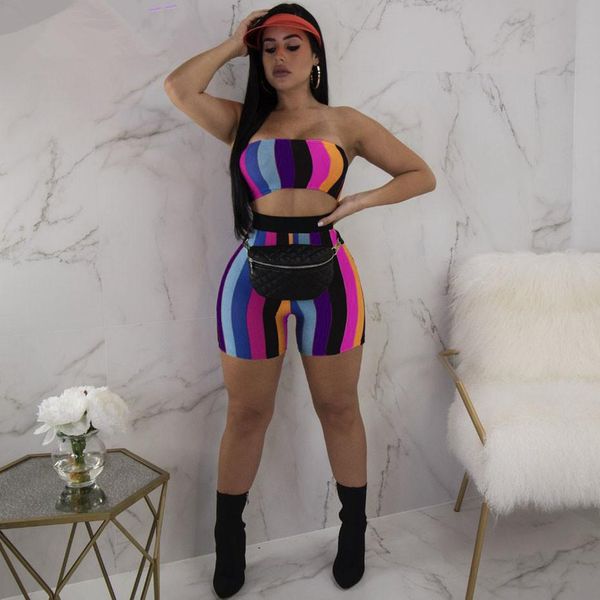 2 piece set women striped print boho beach crop +bodycon shorts sweat suits summer outfits two piece tracksuit female fine, Gray
2 piece set women striped print boho beach crop +bodycon shorts sweat suits summer outfits two piece tracksuit female fine, Gray