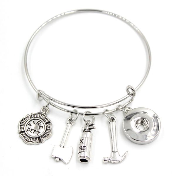 wholesale 18mm snap jewelry expandable bangle bracelet fire dept firefighter charm bracelets fashion women bracelet, Golden;silver
wholesale 18mm snap jewelry expandable bangle bracelet fire dept firefighter charm bracelets fashion women bracelet, Golden;silver