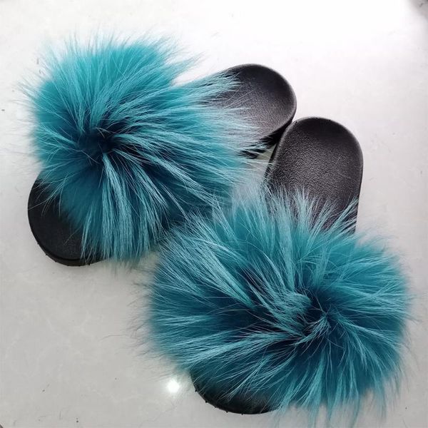 summer women female indoor flip flops casual raccon fur sandals fur slippers real slides furry fluffy plush shoes, Black
summer women female indoor flip flops casual raccon fur sandals fur slippers real slides furry fluffy plush shoes, Black