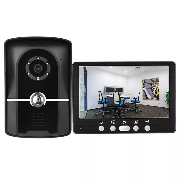 ennio 815fg11 7 inch door video phone 1 monitor 1 outdoor doorbell hd camera infrared night vision system - indoor+outdoor
ennio 815fg11 7 inch door video phone 1 monitor 1 outdoor doorbell hd camera infrared night vision system - indoor+outdoor