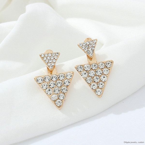 New Triangle Earrings Full Rhinestone Heart-shaped Earrings For Women Ol Fashion Elegant Full Rhinestone Circle Earrings E0170
New Triangle Earrings Full Rhinestone Heart-shaped Earrings For Women Ol Fashion Elegant Full Rhinestone Circle Earrings E0170