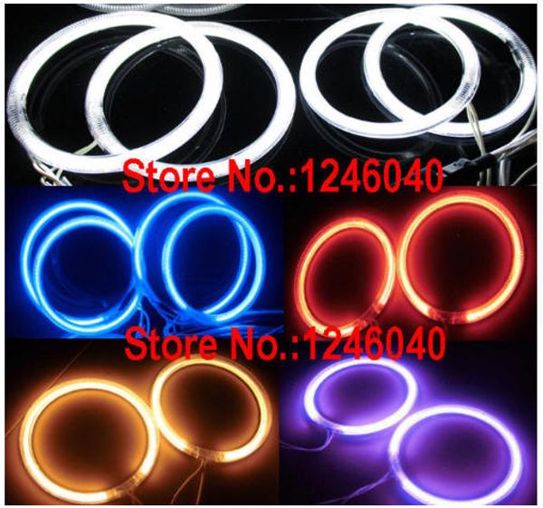 

4pcs ccfl angel eyes halo rings with 2pcs inverters for car motorcycle size 60/72/80/85/90/94/100/106/110/115/120/126/140/145mm