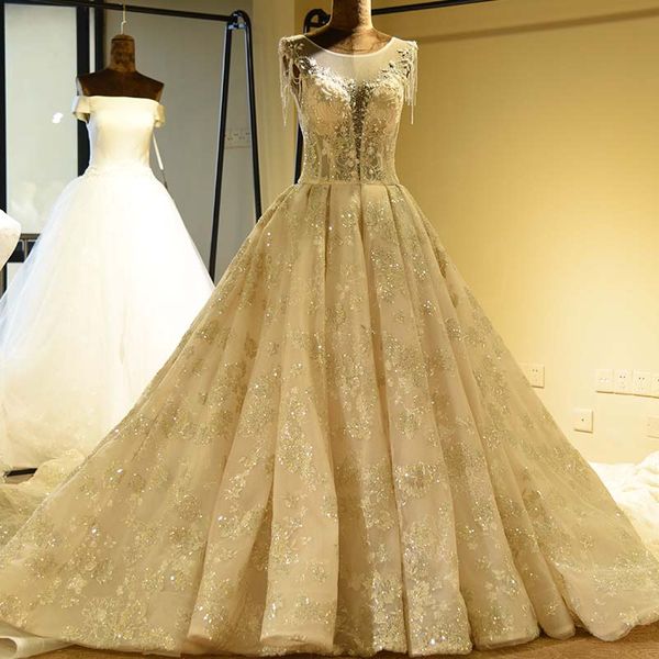 vestido de noiva illusion beaded wedding dress gorgeous lace appliques bride dress a line backless wedding gown real ps, White
vestido de noiva illusion beaded wedding dress gorgeous lace appliques bride dress a line backless wedding gown real ps, White