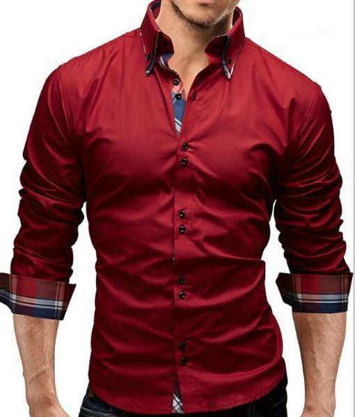 shirts fashion designer panelled mens clothing casual slim long sleeve boy solid color mens, White;black
shirts fashion designer panelled mens clothing casual slim long sleeve boy solid color mens, White;black
