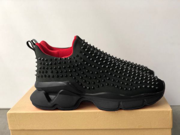 2019 designer shoes spike sock donna studded spikes sneakers red bottom mens womens spikes running shoes us 4-12.5 cs10, Black
2019 designer shoes spike sock donna studded spikes sneakers red bottom mens womens spikes running shoes us 4-12.5 cs10, Black