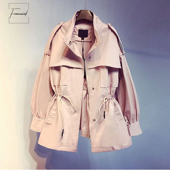 style pink medium trench coat women overcoat casual outerwear autumn female coat windbreaker designer british w526, Tan;black
style pink medium trench coat women overcoat casual outerwear autumn female coat windbreaker designer british w526, Tan;black