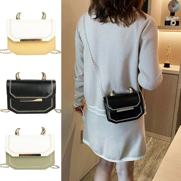 2019 elegant ladies chain double hasps messenger cross body bag women pu leather new fashion shoulder bags handbags
2019 elegant ladies chain double hasps messenger cross body bag women pu leather new fashion shoulder bags handbags