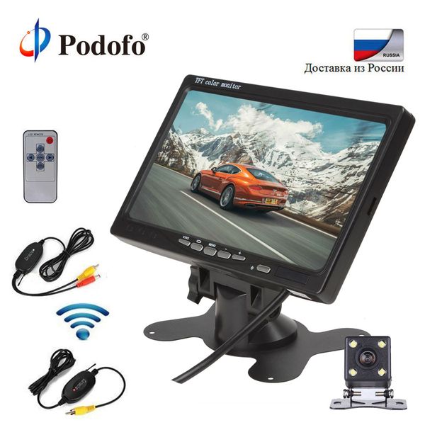 podofo wireless parking assistance system kit assistance mini car rear view camera + 7inch tft lcd car backup reverse monitor
podofo wireless parking assistance system kit assistance mini car rear view camera + 7inch tft lcd car backup reverse monitor