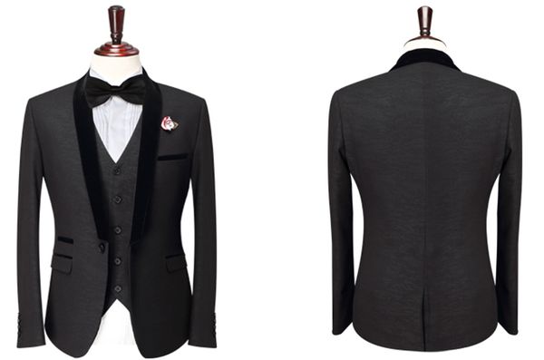 new arrival one button groomsmen shawl lapel groom tuxedos men suits wedding/prom man blazer ( jacket+pants+vest+tie) a224, Black;gray
new arrival one button groomsmen shawl lapel groom tuxedos men suits wedding/prom man blazer ( jacket+pants+vest+tie) a224, Black;gray