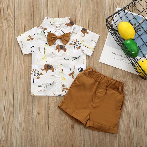 dinosaur gentleman outfits toddler kids baby boy cartoon animal shirt shorts pants baby boy outfit clothes roupa infantil menino, White
dinosaur gentleman outfits toddler kids baby boy cartoon animal shirt shorts pants baby boy outfit clothes roupa infantil menino, White