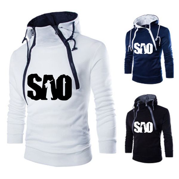 sao sword art online printed spring autumn fashion casual sweatmen zip hoodie fashion casual sportswear h10, Black
sao sword art online printed spring autumn fashion casual sweatmen zip hoodie fashion casual sportswear h10, Black