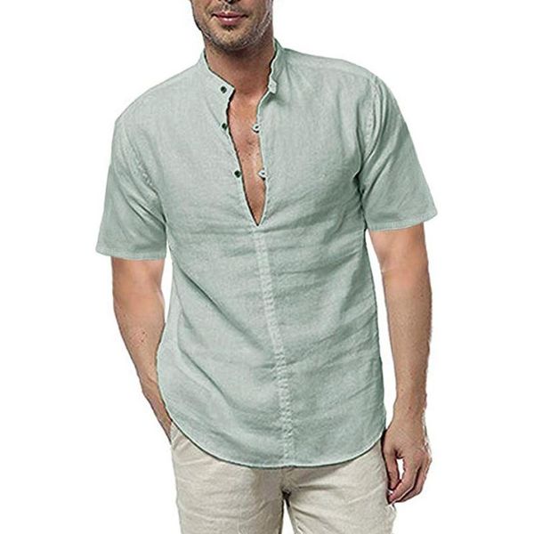 summer linen shirt men casual short sleeve 2019 mens shirts pure color social shirt male social, White;black
summer linen shirt men casual short sleeve 2019 mens shirts pure color social shirt male social, White;black