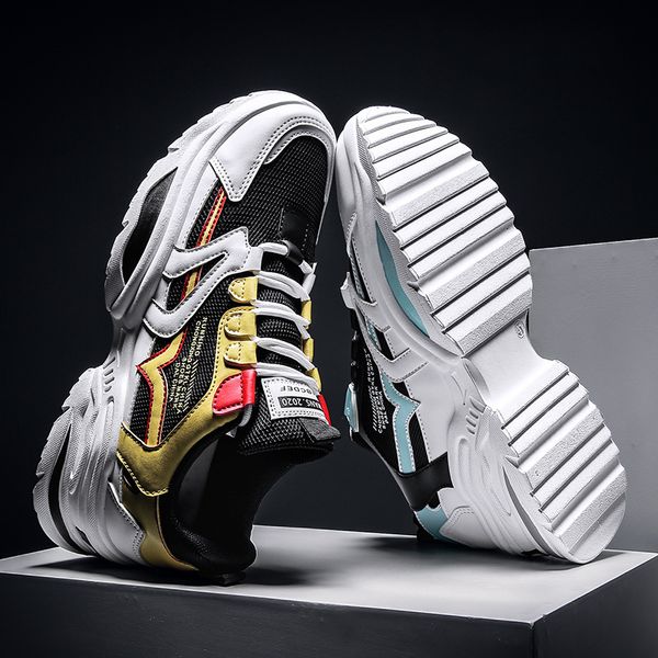 spring new style fashion man shoes thick bottomed dad shoes versatile casual fashion men's, Black
spring new style fashion man shoes thick bottomed dad shoes versatile casual fashion men's, Black
