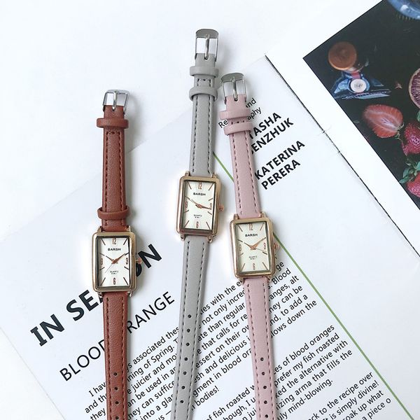 classic simple rectangle vintage leather women watches 2019 fashion casual ladies quartz wristwatches qualities woman clock, Slivery;brown
classic simple rectangle vintage leather women watches 2019 fashion casual ladies quartz wristwatches qualities woman clock, Slivery;brown