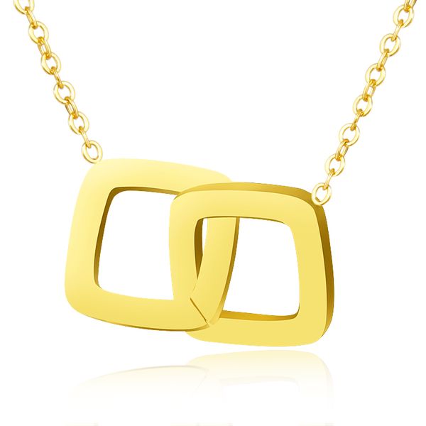 fashion double buckle woman necklace female titanium stainless steel gold color clavicle necklace pendant jewelry lover gift, Silver
fashion double buckle woman necklace female titanium stainless steel gold color clavicle necklace pendant jewelry lover gift, Silver