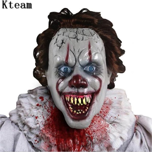 new movie stephen king's it mask pennywise horror clown joker mask clown mask halloween cosplay costume props
new movie stephen king's it mask pennywise horror clown joker mask clown mask halloween cosplay costume props