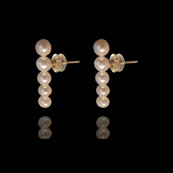 14kgf natural pearl stud earrings for women christmas gift round earrings fine jewellery, Golden;silver
14kgf natural pearl stud earrings for women christmas gift round earrings fine jewellery, Golden;silver