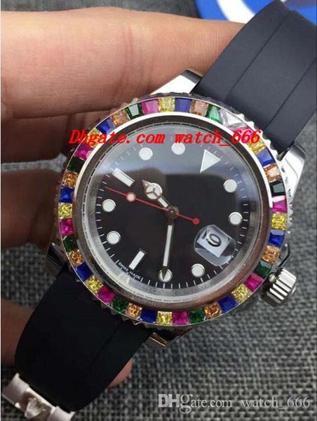 Luxury Watches RAINBOW Diamond 116695 NEW Black Dial Black Rubber Bracelet Automatic Fashion Men's Watch Wristwatch
Luxury Watches RAINBOW Diamond 116695 NEW Black Dial Black Rubber Bracelet Automatic Fashion Men's Watch Wristwatch