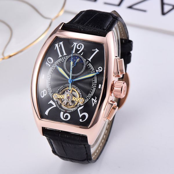 automatic winding mechanical watch men's noble watch fashion leather strap hour hand digital automatic date dial full function watches
automatic winding mechanical watch men's noble watch fashion leather strap hour hand digital automatic date dial full function watches