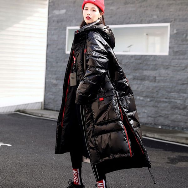 europe winter down jacket women over the knee long hooded parka women clothes 2019 new series thick warm womens winter coat 890, Black
europe winter down jacket women over the knee long hooded parka women clothes 2019 new series thick warm womens winter coat 890, Black