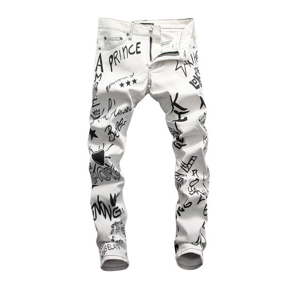 tide brand slim loose personality мужские джинсы дикая мода повседневные мужские брюки буквы печатные джинсы мужчины, Blue
tide brand slim loose personality мужские джинсы дикая мода повседневные мужские брюки буквы печатные джинсы мужчины, Blue