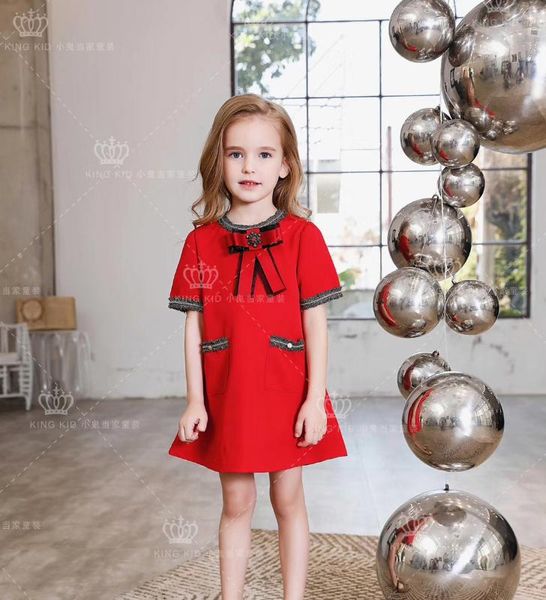 fashion with brooch red princess baby girls dress 2020 new spring summer party kid dress for girl wholesale children clothes lot, Red;yellow
fashion with brooch red princess baby girls dress 2020 new spring summer party kid dress for girl wholesale children clothes lot, Red;yellow