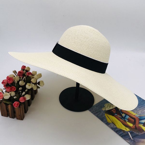 big brim hat women korean fashion seaside travel sun shade white beach hat ladies sunhats summer hat, Blue;gray
big brim hat women korean fashion seaside travel sun shade white beach hat ladies sunhats summer hat, Blue;gray