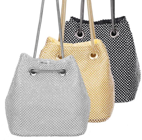 diamonds drawstring evening bags for women new fashion bucket shaped clutch evening bag ladies mini handbag
diamonds drawstring evening bags for women new fashion bucket shaped clutch evening bag ladies mini handbag