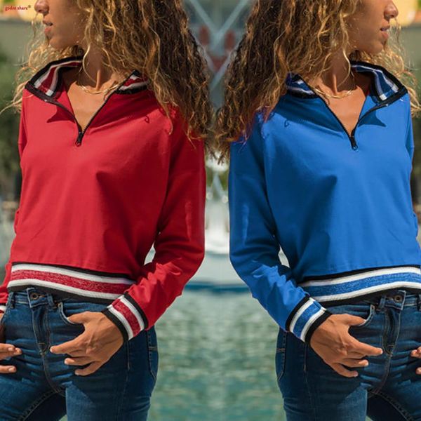 women sweatshirt t shirt 2019 autumn long sleeve pullover casual striped all-match femme woman clothing plus size, White 
women sweatshirt t shirt 2019 autumn long sleeve pullover casual striped all-match femme woman clothing plus size, White