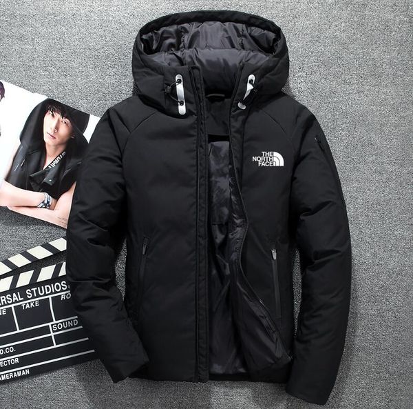 2019 new winter men 039 down jacket jacket lei ure branded down jacket warm ki men 039 coat, Black