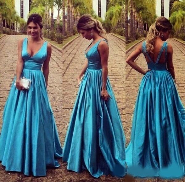 modern simple prom evening dresses 2020 a line v neck backless floor length elegant dresses formal vestidos party celebrity gowns, Black
modern simple prom evening dresses 2020 a line v neck backless floor length elegant dresses formal vestidos party celebrity gowns, Black
