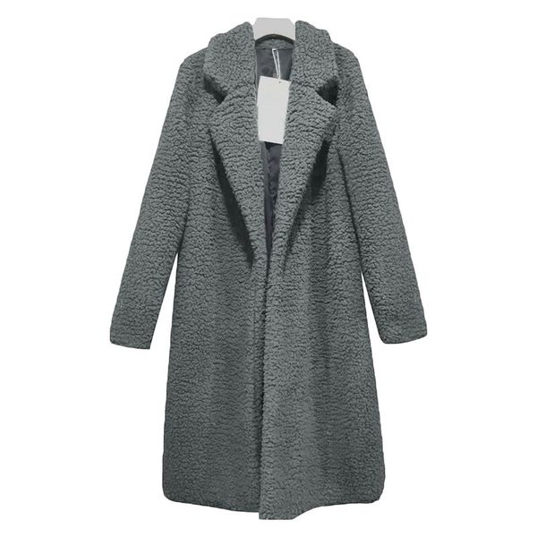 2019 winter solid quarter coat women autumn wide lapel loose winter fleece jacket cotton overcoat, Black
2019 winter solid quarter coat women autumn wide lapel loose winter fleece jacket cotton overcoat, Black