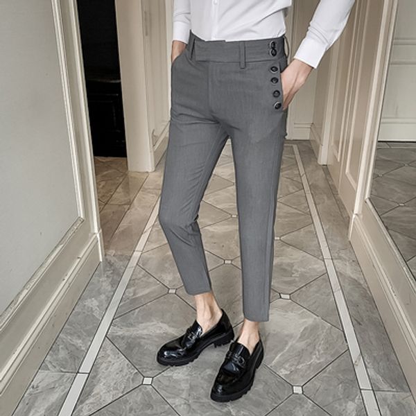 2020 spring new embroidery men's slim feet pants korean pocket decoration men's nine-point pants trend suit, Black
2020 spring new embroidery men's slim feet pants korean pocket decoration men's nine-point pants trend suit, Black