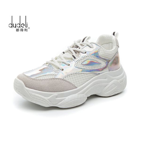 2019 spring bling white shoes woman platform shoes casual sneakers mesh breathable thick bottom 4cm rubber zapatos mujer, Black
2019 spring bling white shoes woman platform shoes casual sneakers mesh breathable thick bottom 4cm rubber zapatos mujer, Black