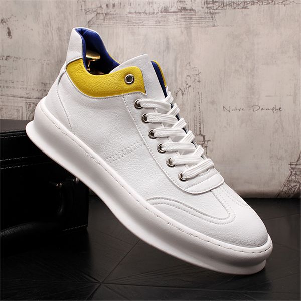 new fashion high casual men shoes for men genuine leather shoes vulcanized lace up casual sneakers, Black
new fashion high casual men shoes for men genuine leather shoes vulcanized lace up casual sneakers, Black
