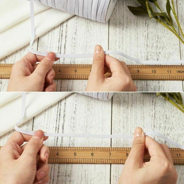 1 roll of elastic band white/black 48m flat elastic cords knit braided sewing bands ropes 6mm diy fabric, Black;white
1 roll of elastic band white/black 48m flat elastic cords knit braided sewing bands ropes 6mm diy fabric, Black;white