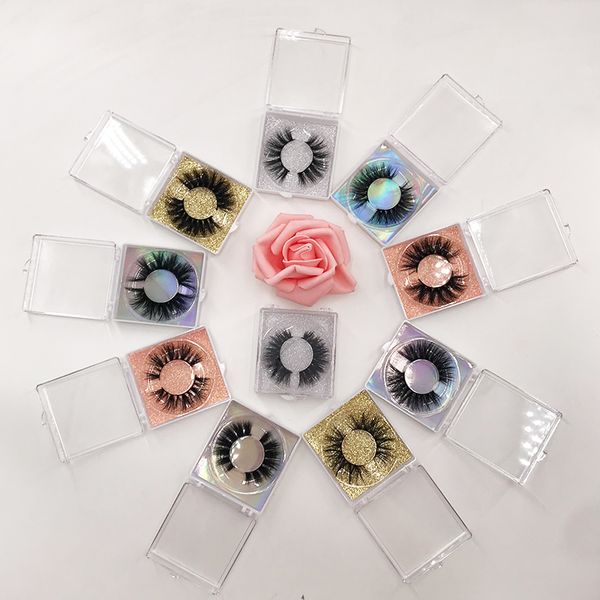 5d mink eyelashes with plastic square boxes holographic background card 100% real mink lashes 15mm 20mm for makeup
5d mink eyelashes with plastic square boxes holographic background card 100% real mink lashes 15mm 20mm for makeup