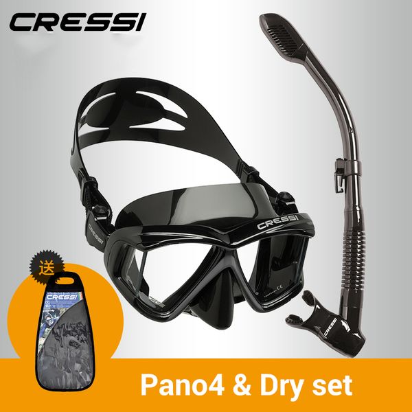 cressi pano4 + dry snorkeling set silicone skirt four-lens panoramic scuba diving mask dry snorkel for adults
cressi pano4 + dry snorkeling set silicone skirt four-lens panoramic scuba diving mask dry snorkel for adults