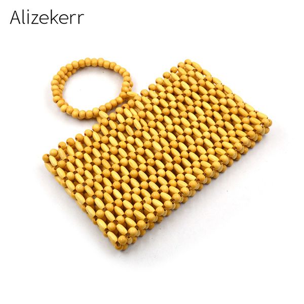 hand woven wooden beads beach bag women retro wooden beading ring handle hollow out tote bag panelled ladies for holiday travel
hand woven wooden beads beach bag women retro wooden beading ring handle hollow out tote bag panelled ladies for holiday travel