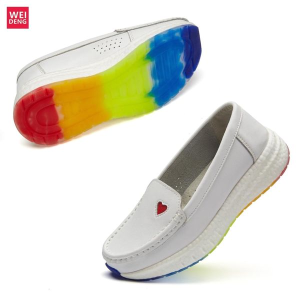 weideng genuine leather women shoes ultra sole white work shoes casual non slip professional flats breathable soft, Black
weideng genuine leather women shoes ultra sole white work shoes casual non slip professional flats breathable soft, Black