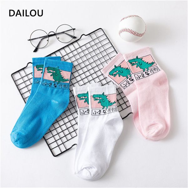 3 pairs japanese harajuku women socks cute cartoon animal dinosaur hip-hop funny in tube socks fashion cotton girl gifts, Black;white
3 pairs japanese harajuku women socks cute cartoon animal dinosaur hip-hop funny in tube socks fashion cotton girl gifts, Black;white