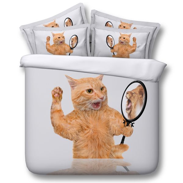 tencel cotton 3d cat mirror bedding set twin/full/queen/king size cartoon home textile bedding sets duvet cover
tencel cotton 3d cat mirror bedding set twin/full/queen/king size cartoon home textile bedding sets duvet cover
