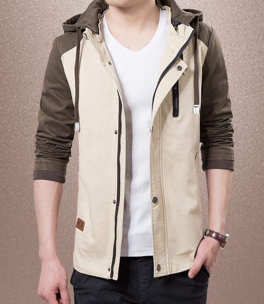 2020 arrival mens fashion winter jackets casual men slim hooded jacket fashion lapel neck panelled men streetwear clothing, Black;brown
2020 arrival mens fashion winter jackets casual men slim hooded jacket fashion lapel neck panelled men streetwear clothing, Black;brown