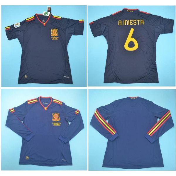 2010 spain retro jerseys vintage classic a.iniesta torres soccer jersey xavi football shirt david villa camisa de futebol, Black;yellow
2010 spain retro jerseys vintage classic a.iniesta torres soccer jersey xavi football shirt david villa camisa de futebol, Black;yellow