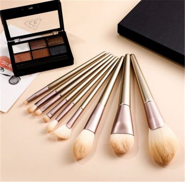 10pcs new champagne makeup brushes set foundation powder blush eyeshadow concealer lip eye make up brush beauty tools t10200
10pcs new champagne makeup brushes set foundation powder blush eyeshadow concealer lip eye make up brush beauty tools t10200