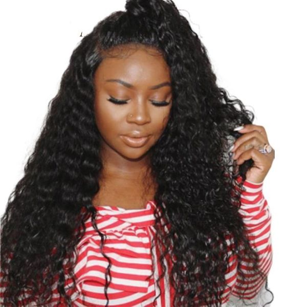 curly human hair wig malaysian virgin hair wigs preplucked with baby hair deep wave lace front wigs for women, Black;brown
curly human hair wig malaysian virgin hair wigs preplucked with baby hair deep wave lace front wigs for women, Black;brown