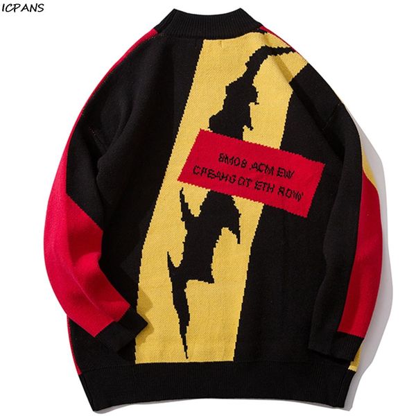icpans 2019 harajuku streetwear fashion ripped hip hop color clock knitted men sweater casual cotton male pullover outwear, White;black
icpans 2019 harajuku streetwear fashion ripped hip hop color clock knitted men sweater casual cotton male pullover outwear, White;black
