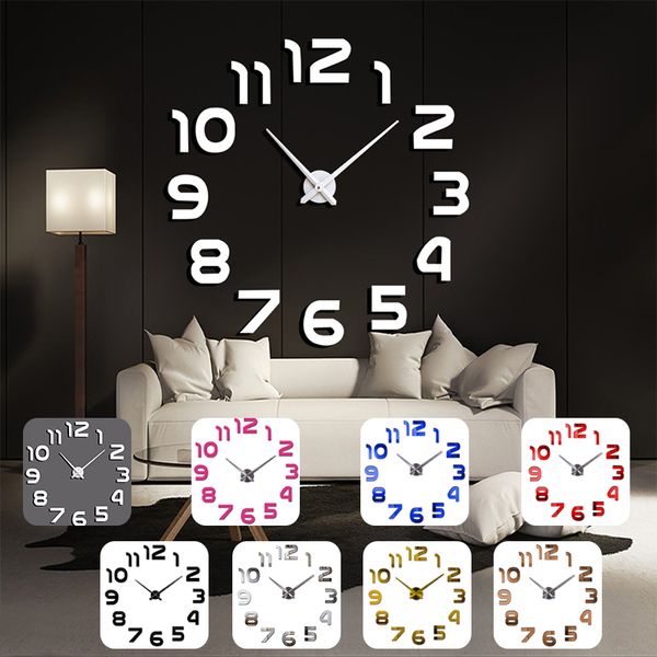 creative 3d frameless wall clock diy acrylic mirror stickers adhesive clock home decoration living room bedroom quartz needle
creative 3d frameless wall clock diy acrylic mirror stickers adhesive clock home decoration living room bedroom quartz needle