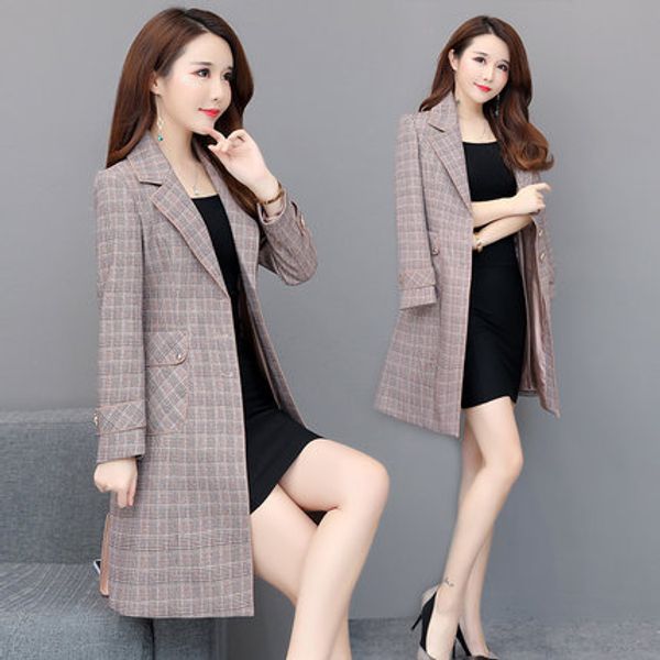 plus size 4xl plaid women's windbreaker casaco feminino clothes fashion long wind coat cardigan for women trench female raincoat, Tan;black
plus size 4xl plaid women's windbreaker casaco feminino clothes fashion long wind coat cardigan for women trench female raincoat, Tan;black