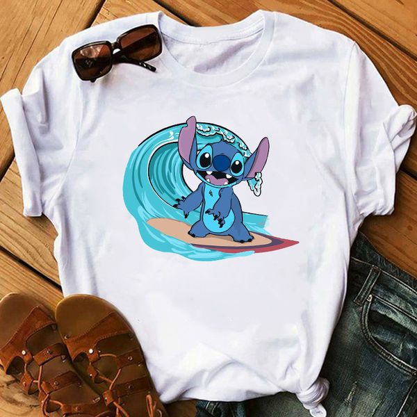 women's cartoon graphic fashion t-shirt lilo stitch kawaii tshirts cartoon female printed casual t shirt casual t-shirt, White
women's cartoon graphic fashion t-shirt lilo stitch kawaii tshirts cartoon female printed casual t shirt casual t-shirt, White